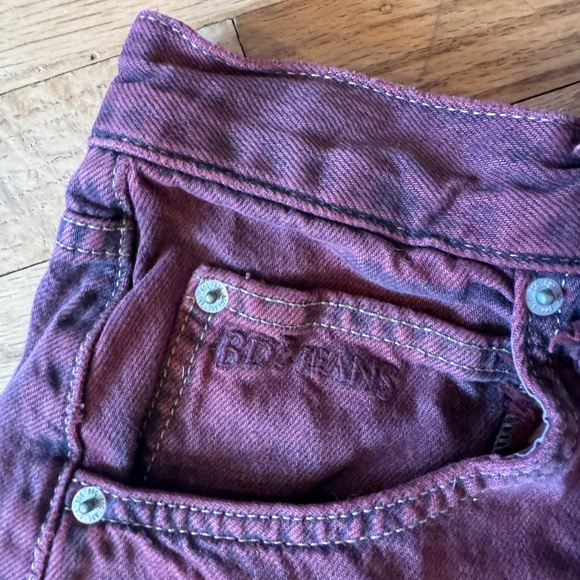 BDG Urban Outfitters Maroon Straight Leg Jeans 28W - Picture 2 of 5